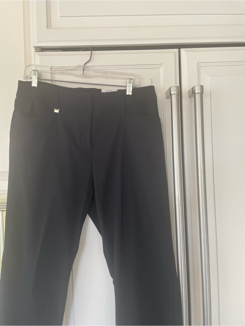 Classic Black Dress Pants Slim Leg